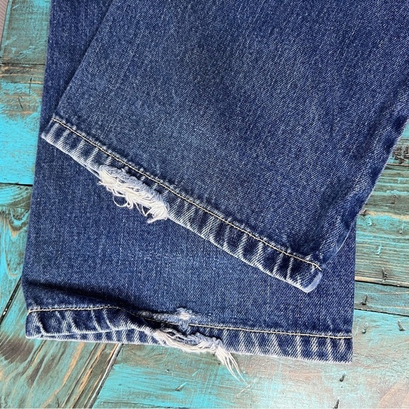 Vintage Tommy Jeans Tommy Hilfiger Flare Y2K Jeans Size 7 - Picture 9 of 12